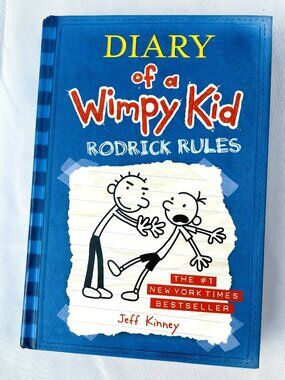 Diary of a Wimpy Kid Rodrick Rules by Jeff Kinney Hardback Book